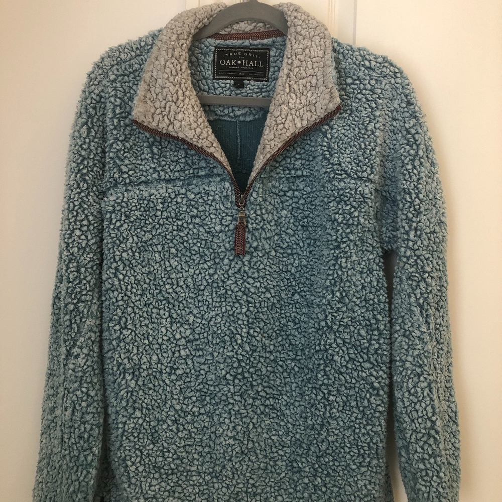 TRUE GRIT shearling pullover